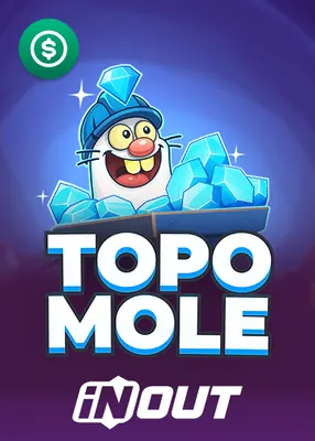 topo mole pokie by InOut at Spinsy
